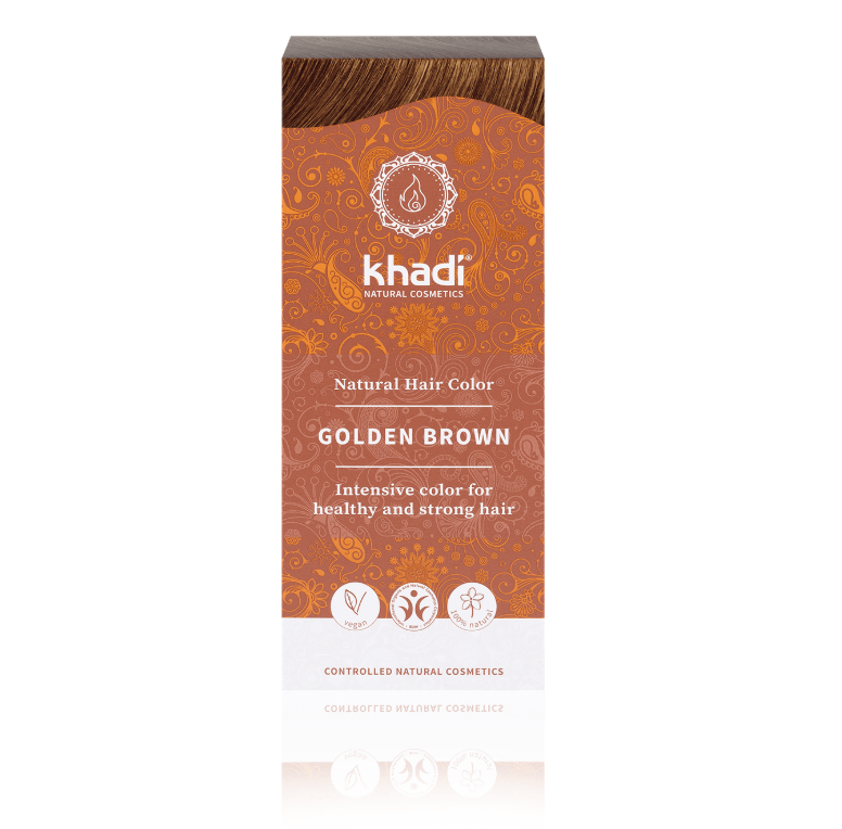 Khadi Jauhemainen Kasvihiusväri Golden Brown