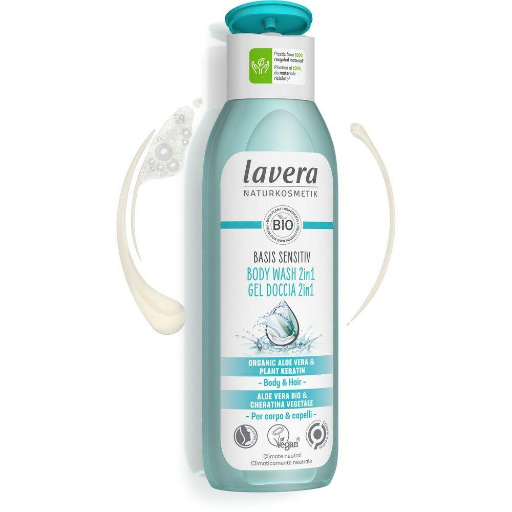 Lavera Basis Sensitiv Body Wash 2in1 -Suihkugeeli