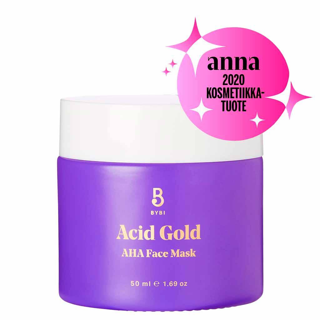 BYBI Beauty Acid Gold AHA Face Mask -Kirkastava Kasvonaamio