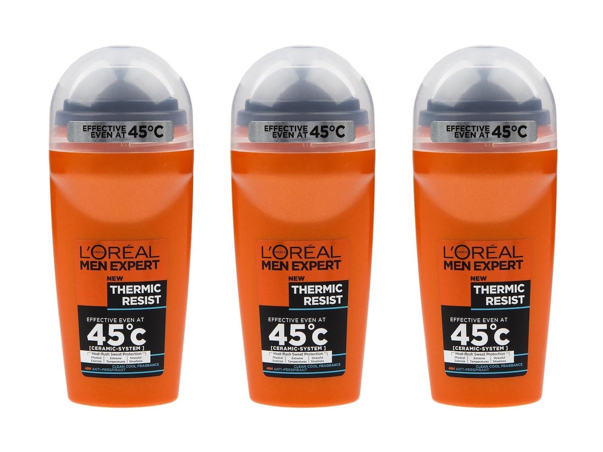 L'Oréal Paris Men Expert Roll-On Deo 3-pk Thermic Resist Deodorant For Men