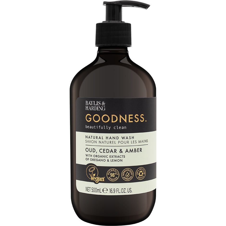 Baylis & Harding Goodness Oud, Cedar & Amber Hand Wash 500 ml