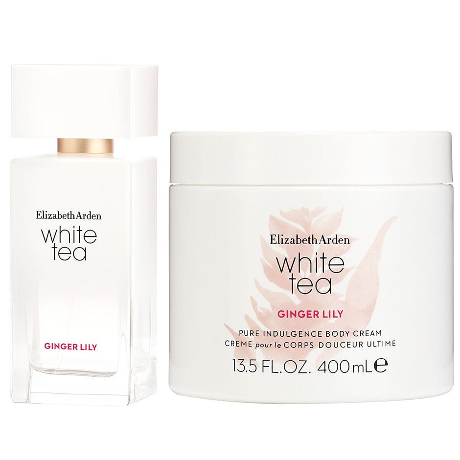 Elizabeth Arden White Tea Ginger Lily Duo EdT 50ml, Body Cream 400ml - 450 ml