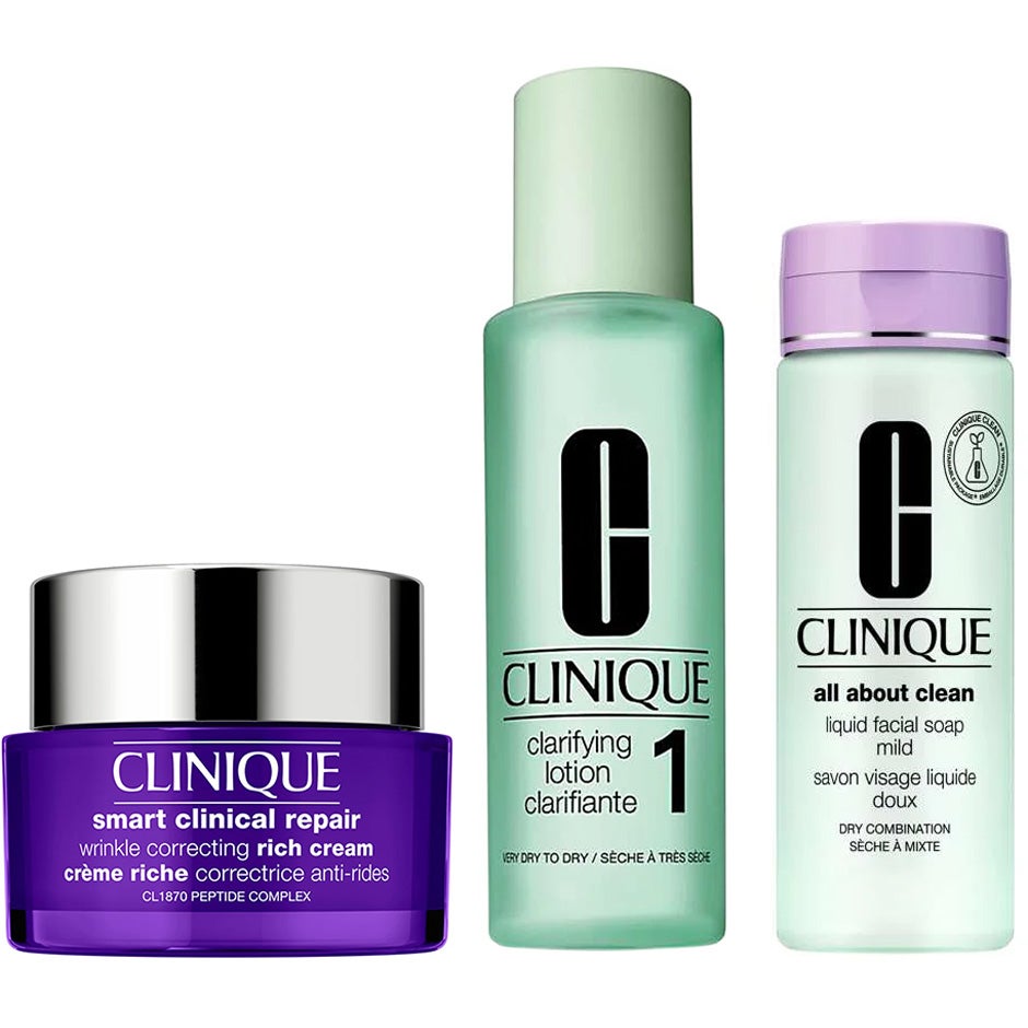 Clinique 3-Step Skincare System Routine for Mature Skin - 450 ml