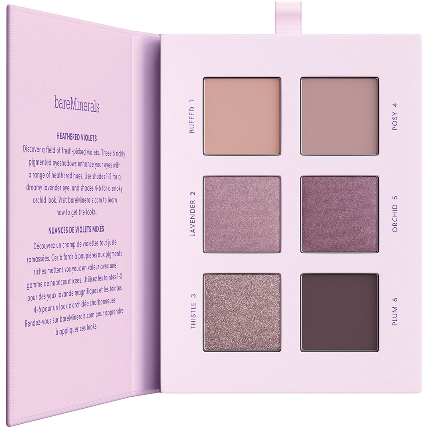 bareMinerals Mineralist Eyeshadow Palette Heathered Cool purple tones - 7.8 g