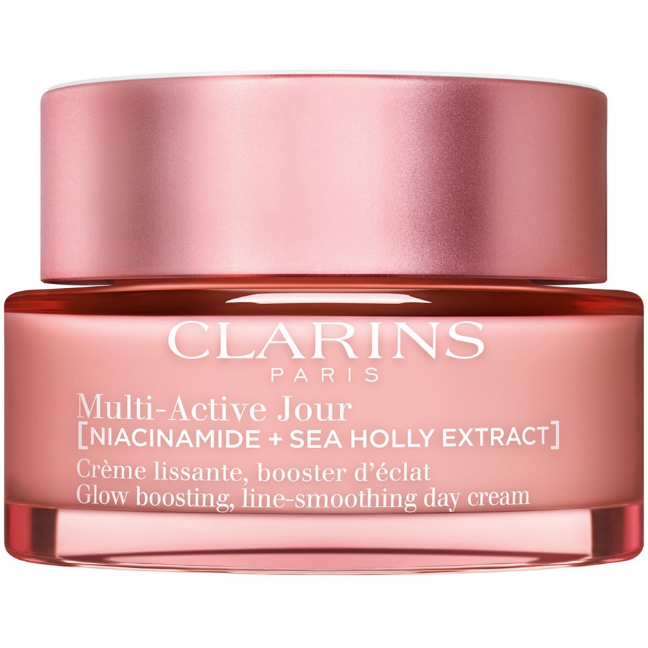 Clarins Multi-Active Jour Glow Boosting, Line-Smoothing Day Cream for Dry Skin - 50 ml