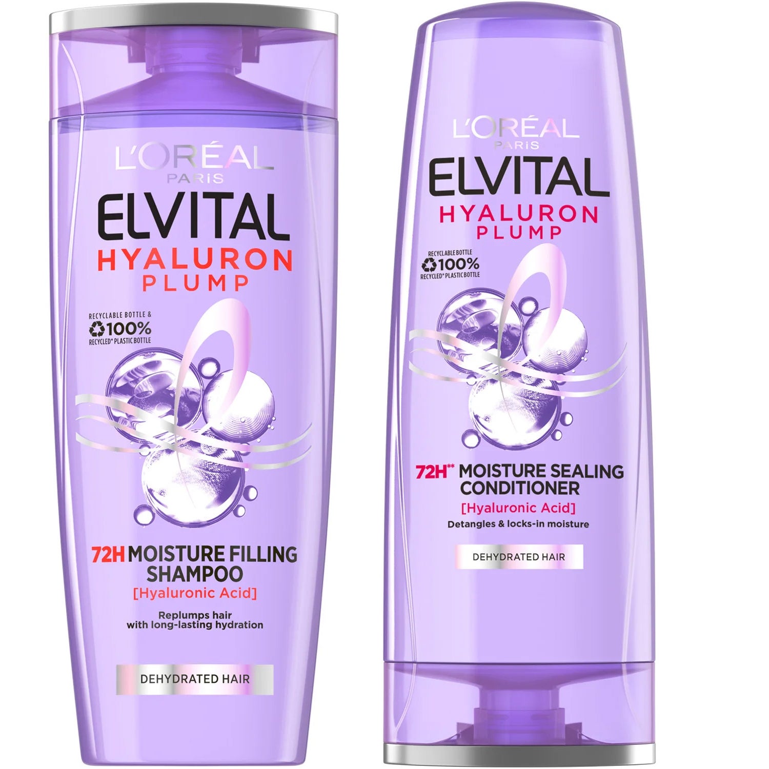 L'Oréal Paris Elvital Hyaluron Plump Duo Shampoo 250 ml + Conditioner 200 ml