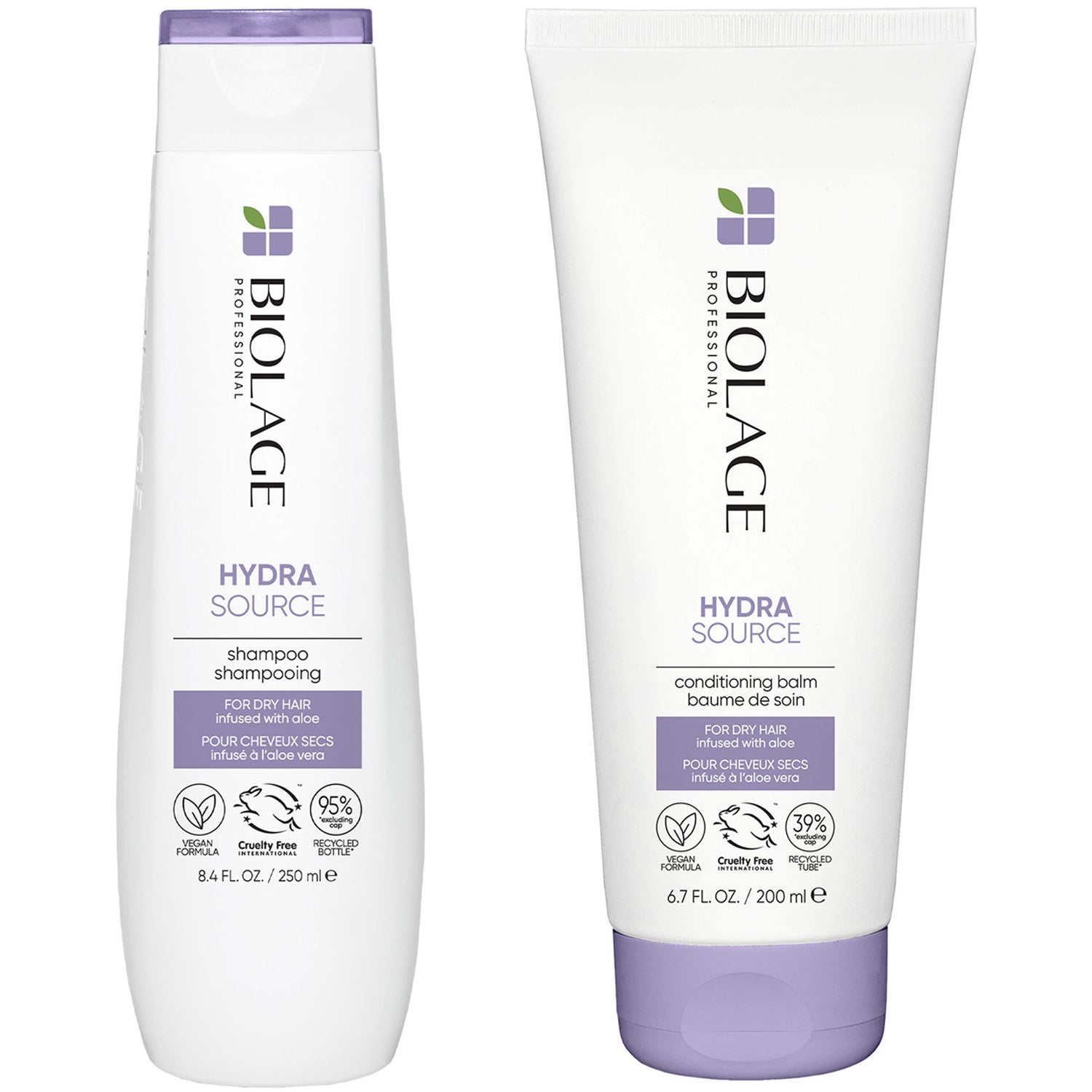 Biolage HydraSource Duo Hydrasource Conditioner 200 ml, Hydrasource Shampoo 250 ml