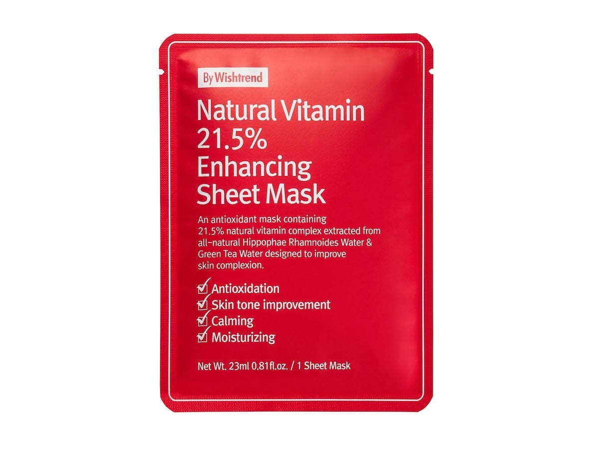 By Wishtrend Natural Vitamin 21,5 % Enhancing Sheet Mask 1 stk/21 g - 21 g