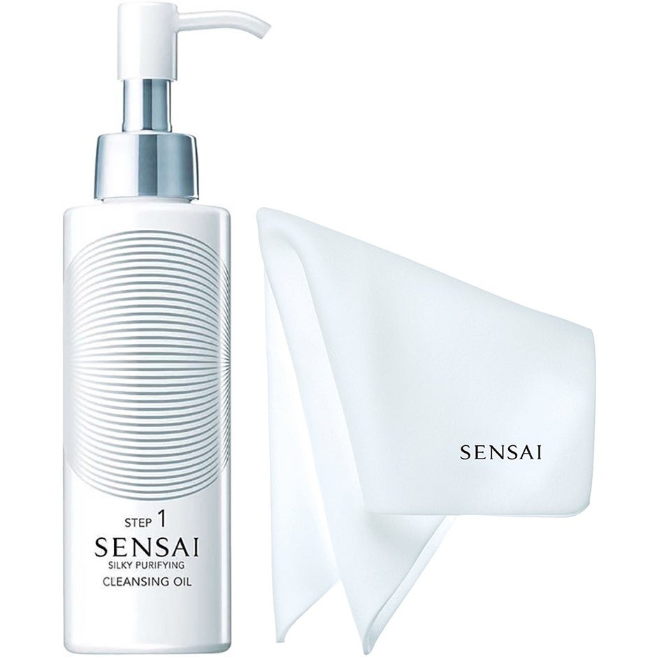 Sensai Silky Purifying Cleansing Oil Step 1 Cleanser & Sponge Chief