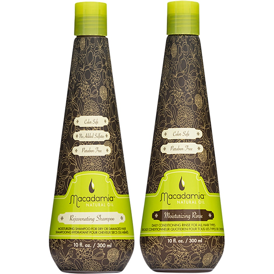 Macadamia Macadamia Duo Rejuvinating Shampoo 300ml, Moisturizing Rinse 300ml - 600 ml