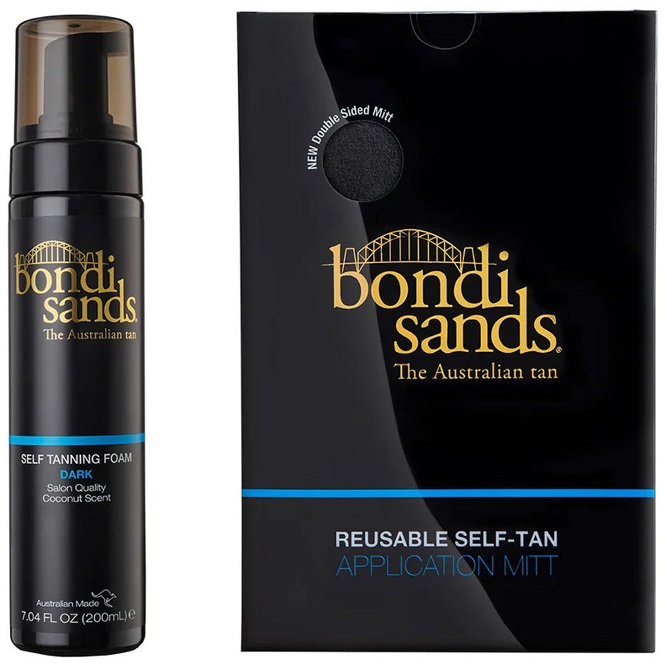 Bondi Sands Self Tanning Foam + Mitt Dark 200 ml + Application Mitt