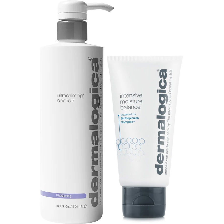 Dermalogica UltraCalming Cleanser & Intensive Moisture Balance 500 ml + 100 ml - 600 ml