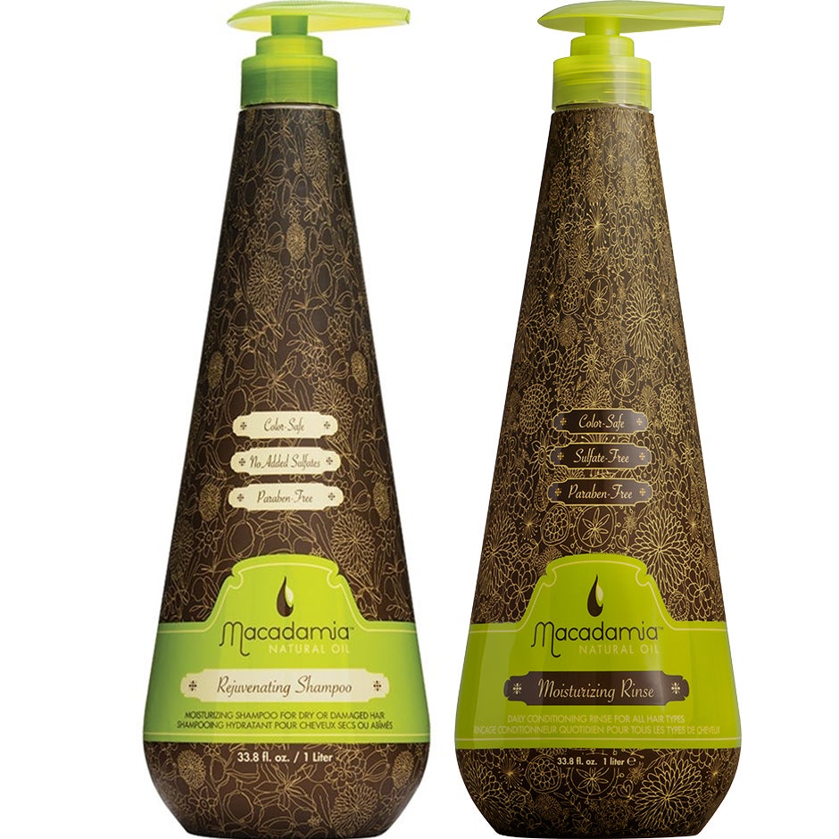 Macadamia Macadamia Duo Rejuvinating Shampoo 1000ml, Moisturizing Rinse 1000ml - 2000 ml