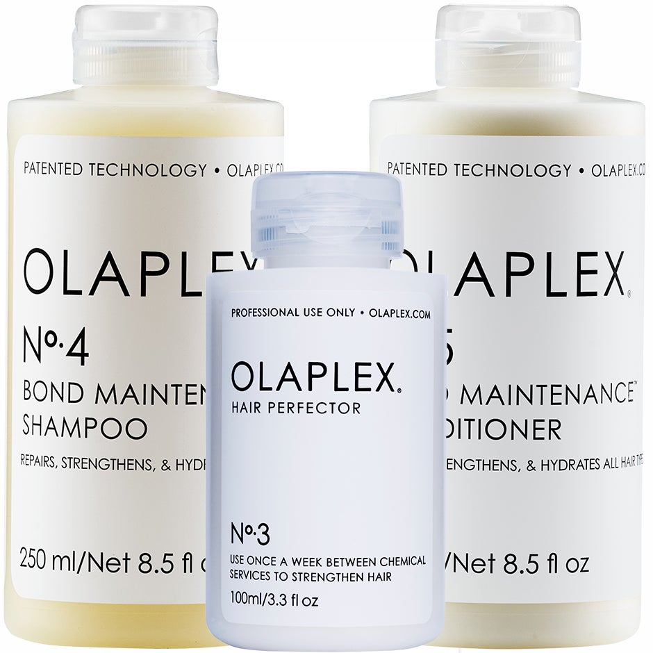 Olaplex Olaplex Trio Treatment Hair Perfector 100 ml, Shampoo No4 250 ml, Conditioner No5 250 ml - 600 ml