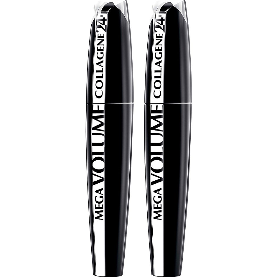 L'Oréal Paris Mega Volume Collagen 24h Mascara Duo Extra Black x 2