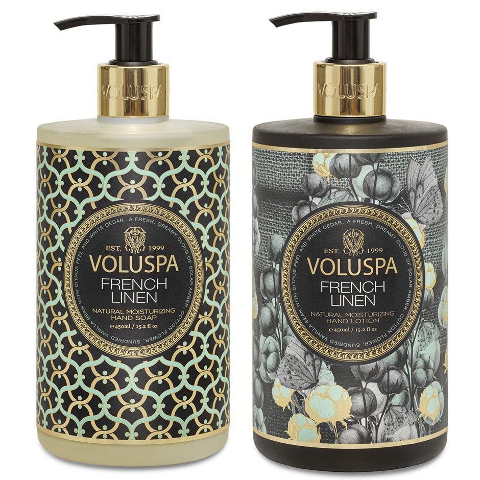 Voluspa Fresh Linen Hand Duo