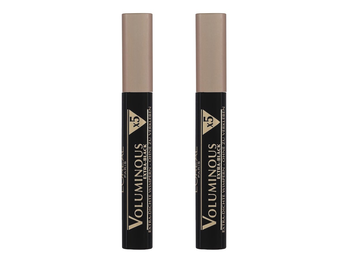 L'Oréal Paris Voluminous Mascara Vol x5 2-pk Carbon Black