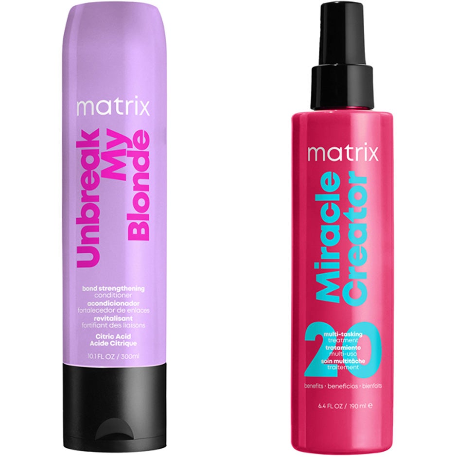 Matrix Unbreak By Blond Shampoo & Miracle Creator Spray 300 ml + 200 ml - 500 ml