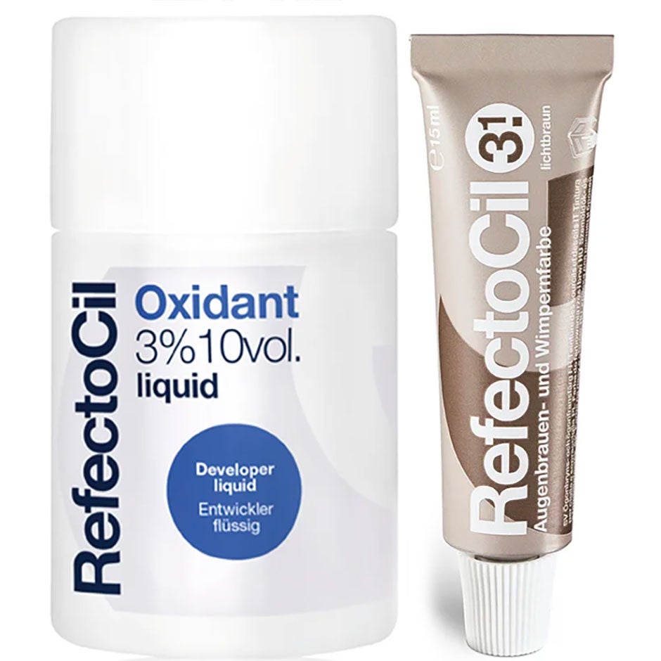 RefectoCil Eyebrow Color & Oxidant 3% Liquid Light Brown